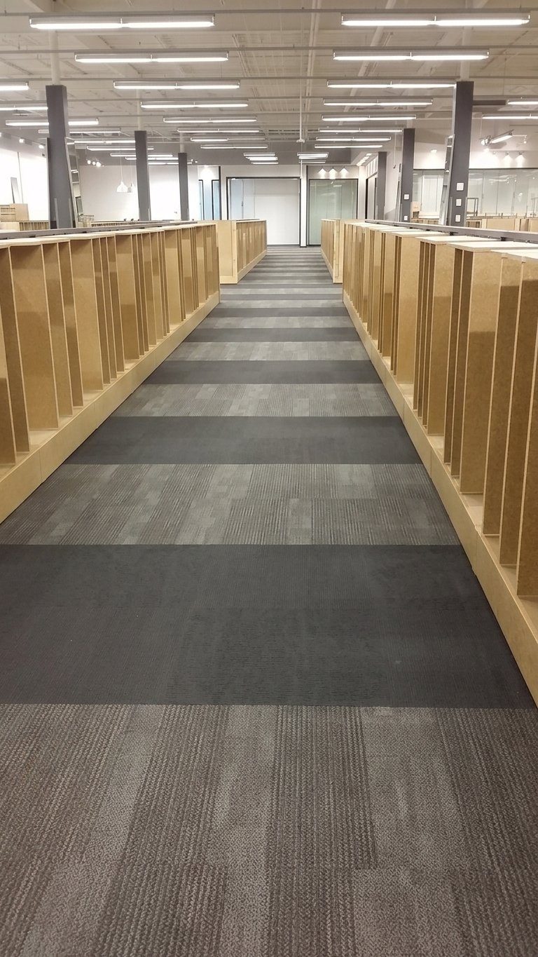 DSW framing and drywall progress, Savannah, GA